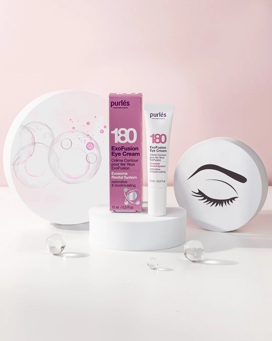 Poznaj nowość Purlés – krem pod oczy z egzosomami!