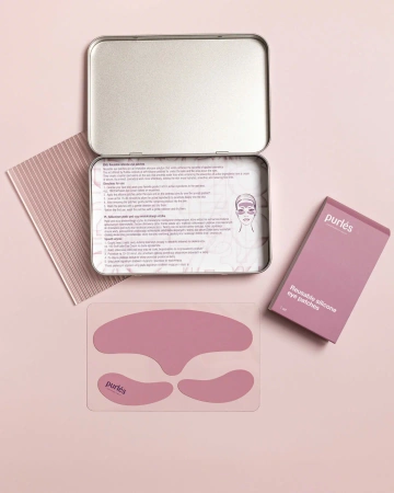 Reusable silicone eye patches